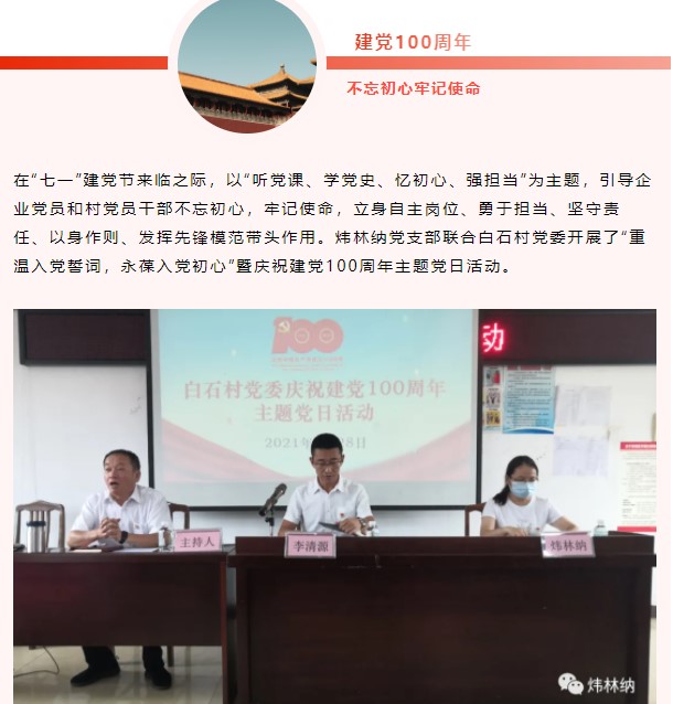 鈣鋅穩定劑【煒林納】慶祝建黨100年主題黨日活動 (1)